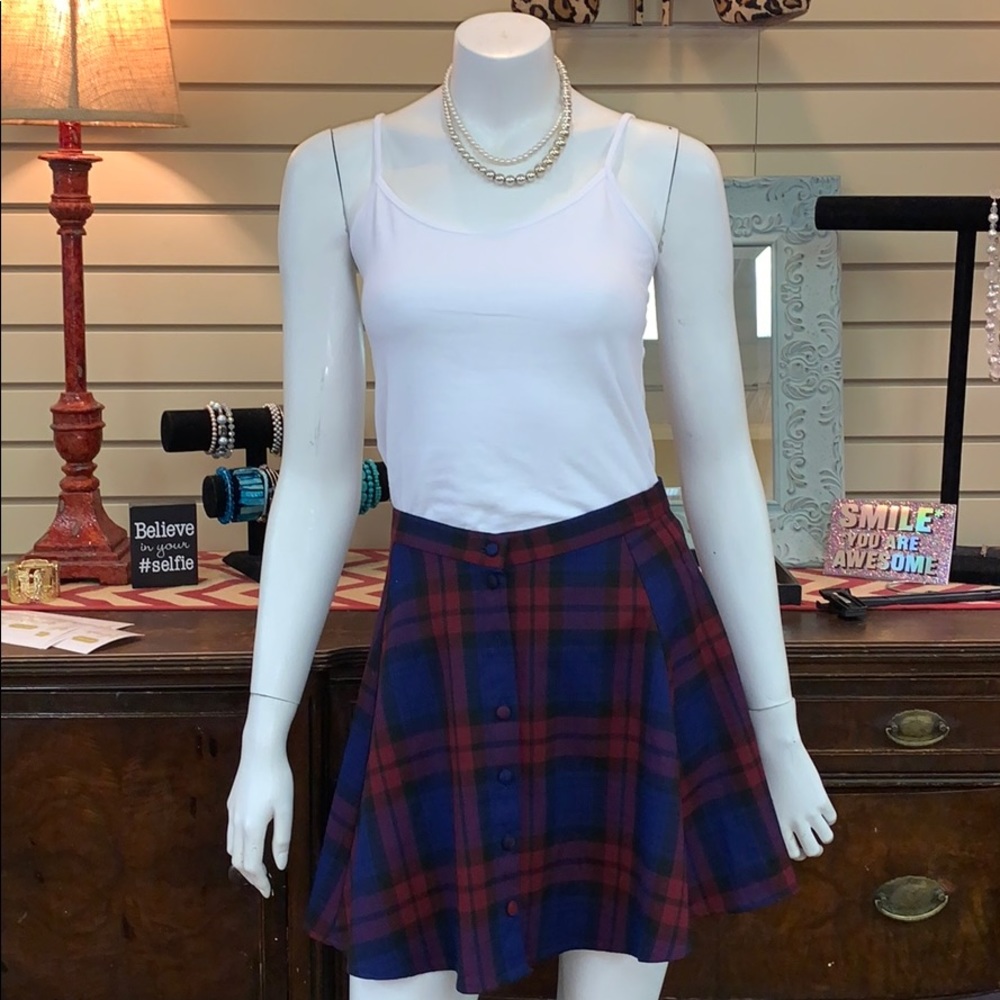 Forever 21 used plaid skirt